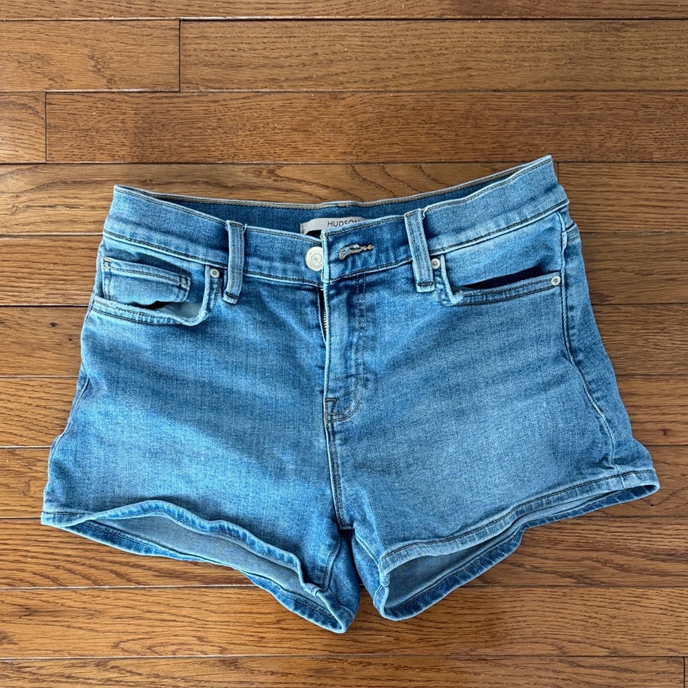 Hudson Jeans Women's Light Blue Jean Shorts